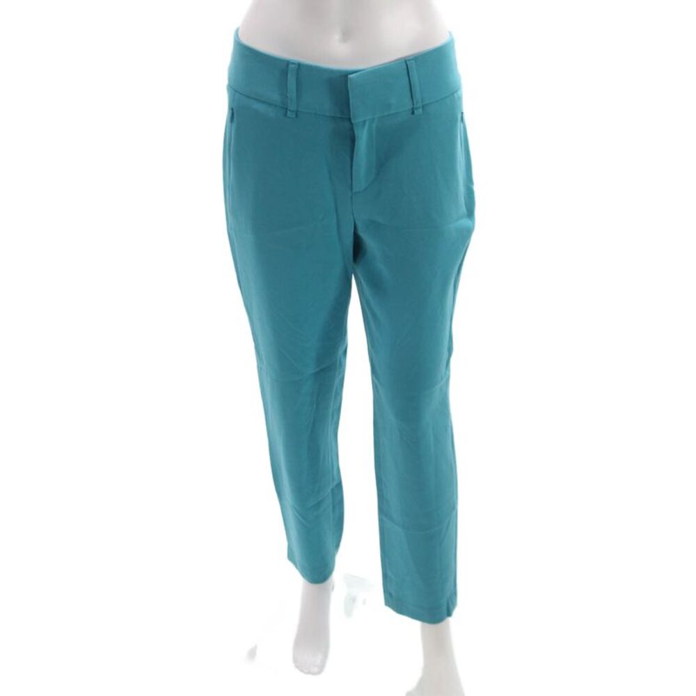 Rag & Bone Women Ankle Pants Blue Triacetate Zip Inseam 29 Size 4